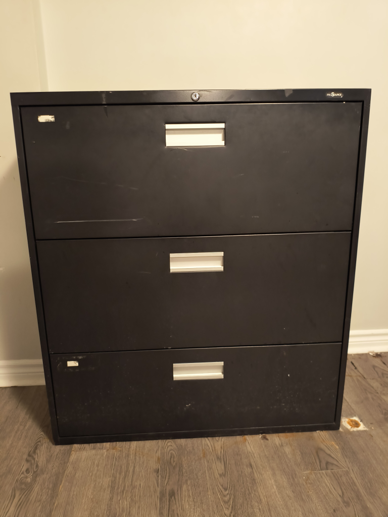 FREE 3 Drawer Filing Cabinet