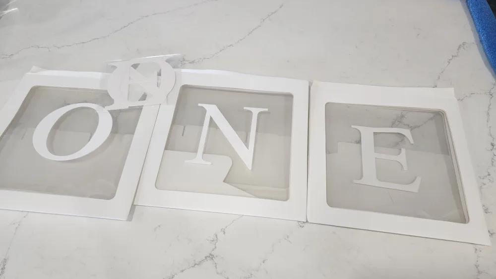 One  First Birthday Clear Blocks thumbnail