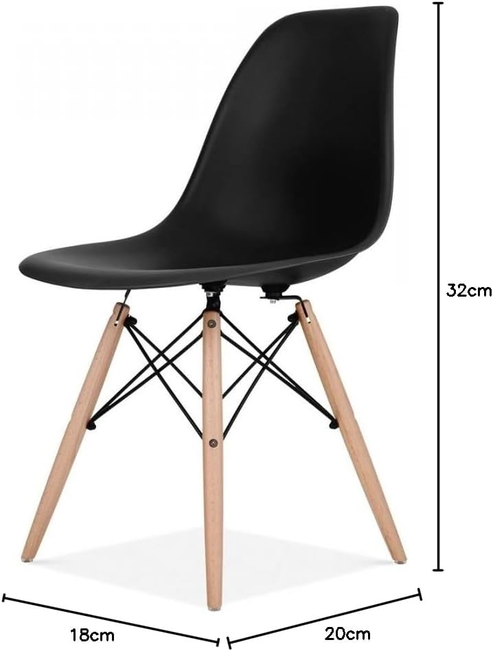 Set of 3 Dining Eiffel Chairs - photo 5