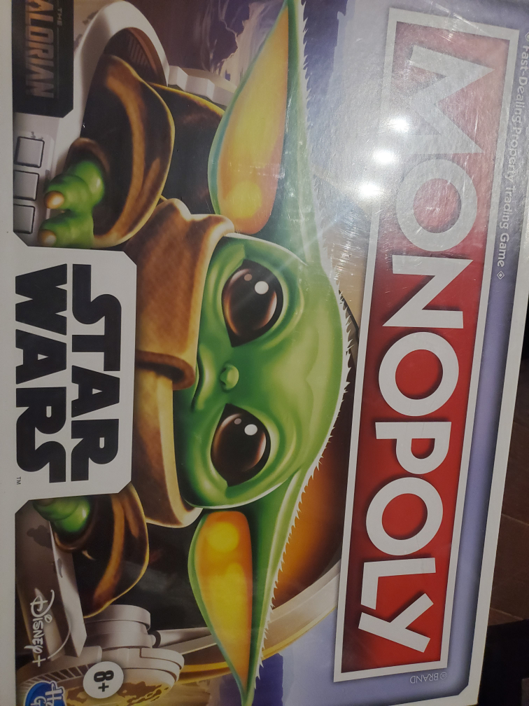 Star Wars Monopoly Board Game The Mandalorian