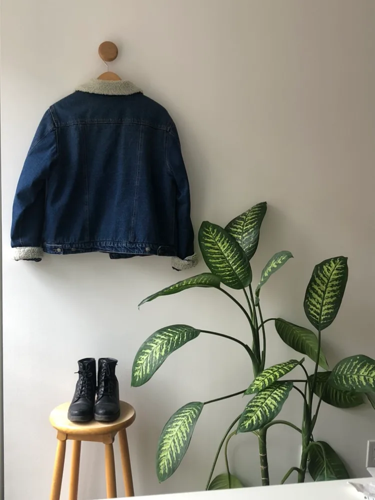 Denim Jean Sherpa Jacket image indicator(2)