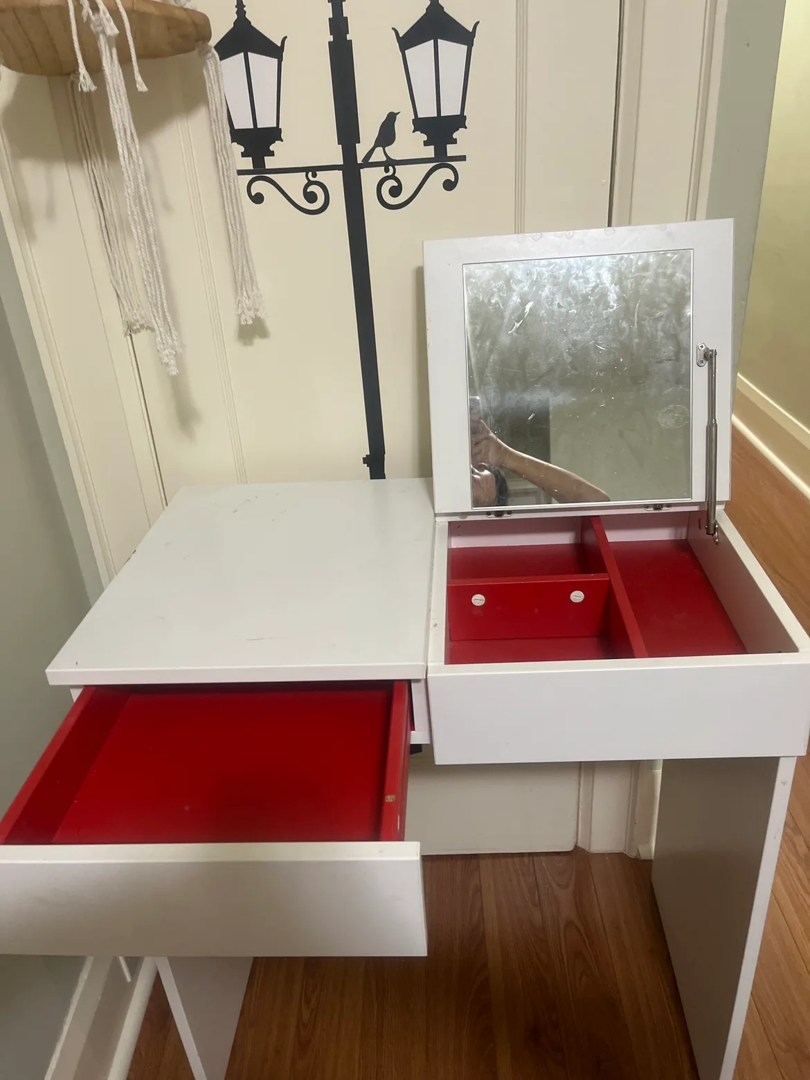 White Vanity Desk thumbnail
