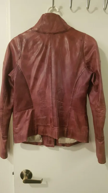 Purple Danier Leather Jacket image indicator(3)