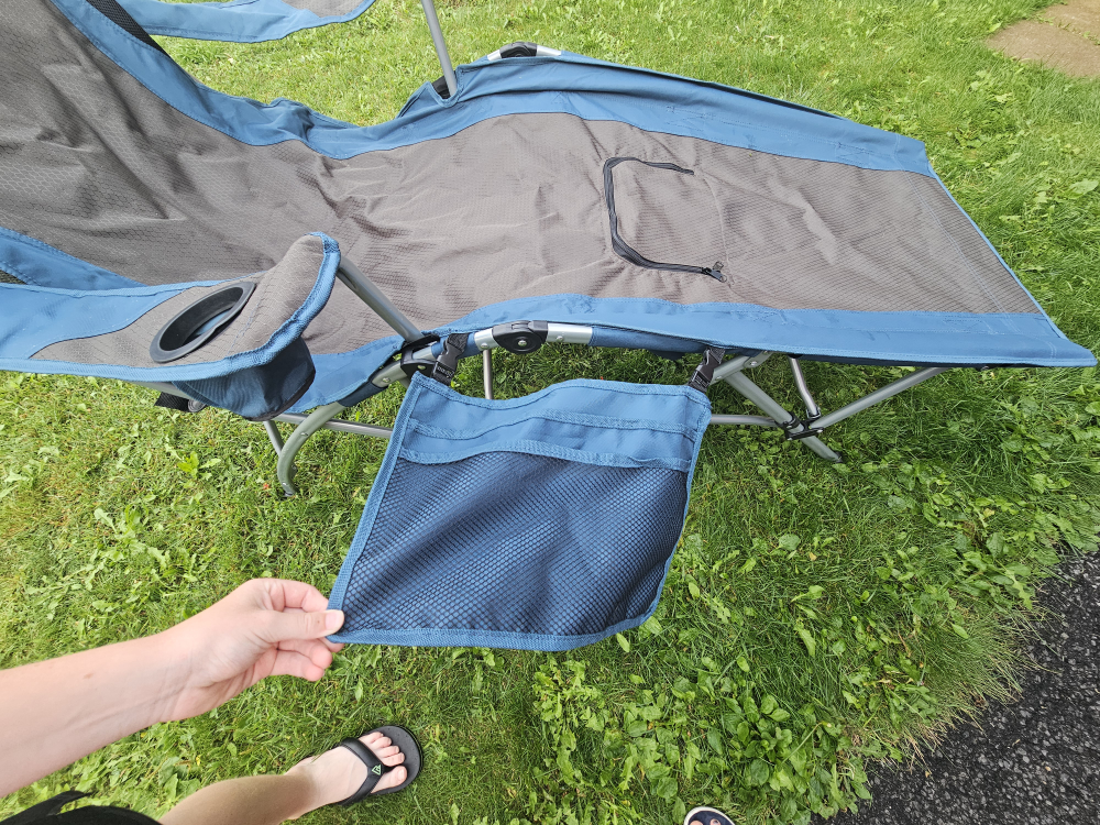 Lounge Chair with Built in Cooler and Carrying Case