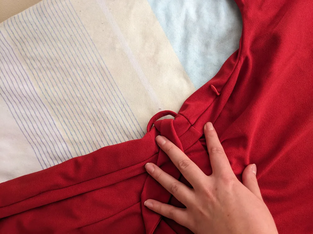 Wide Leg Red Jumpsuit image indicator(8)