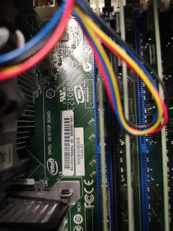 Intel Desktop Motherboard, memory image indicator(2)