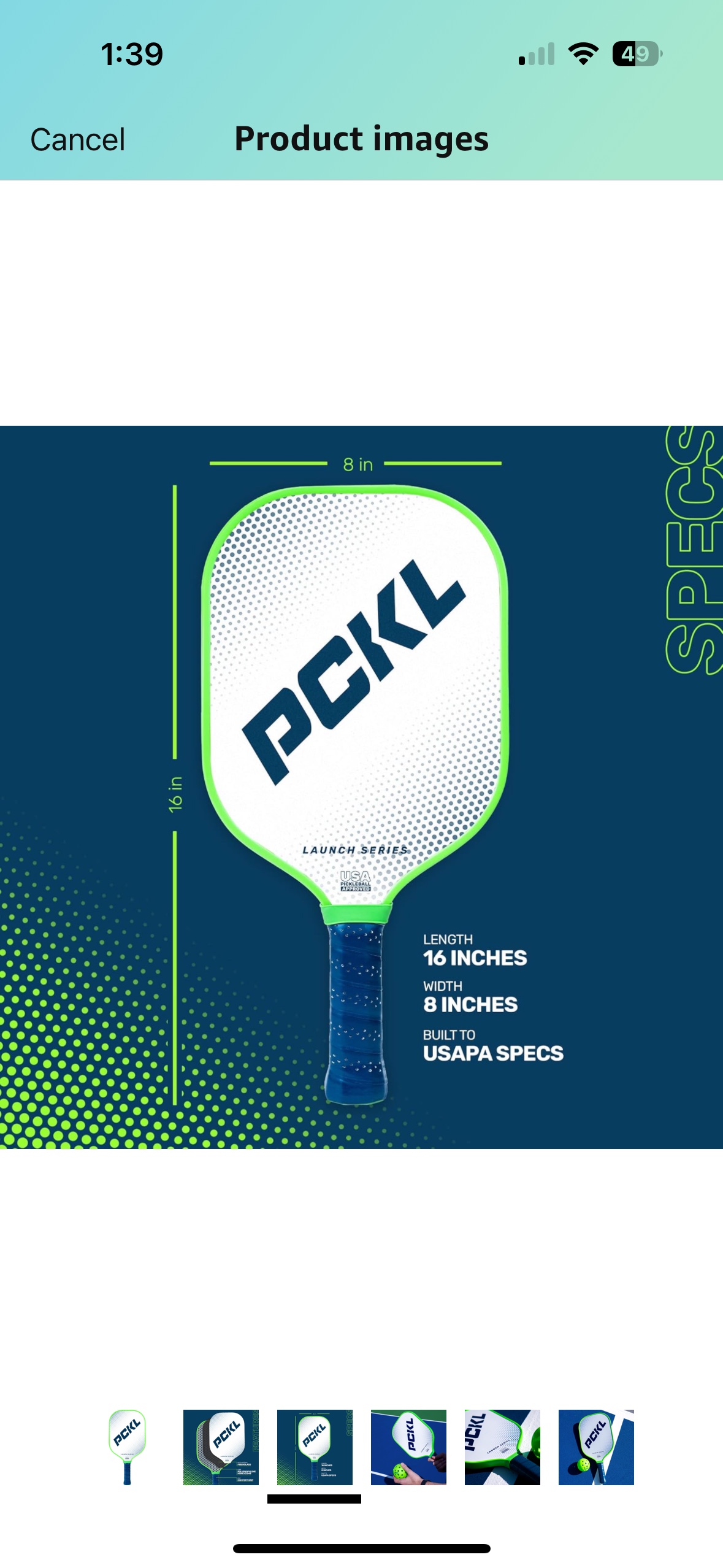 Pickleball Paddle (PCKL Launch Series) - photo 4