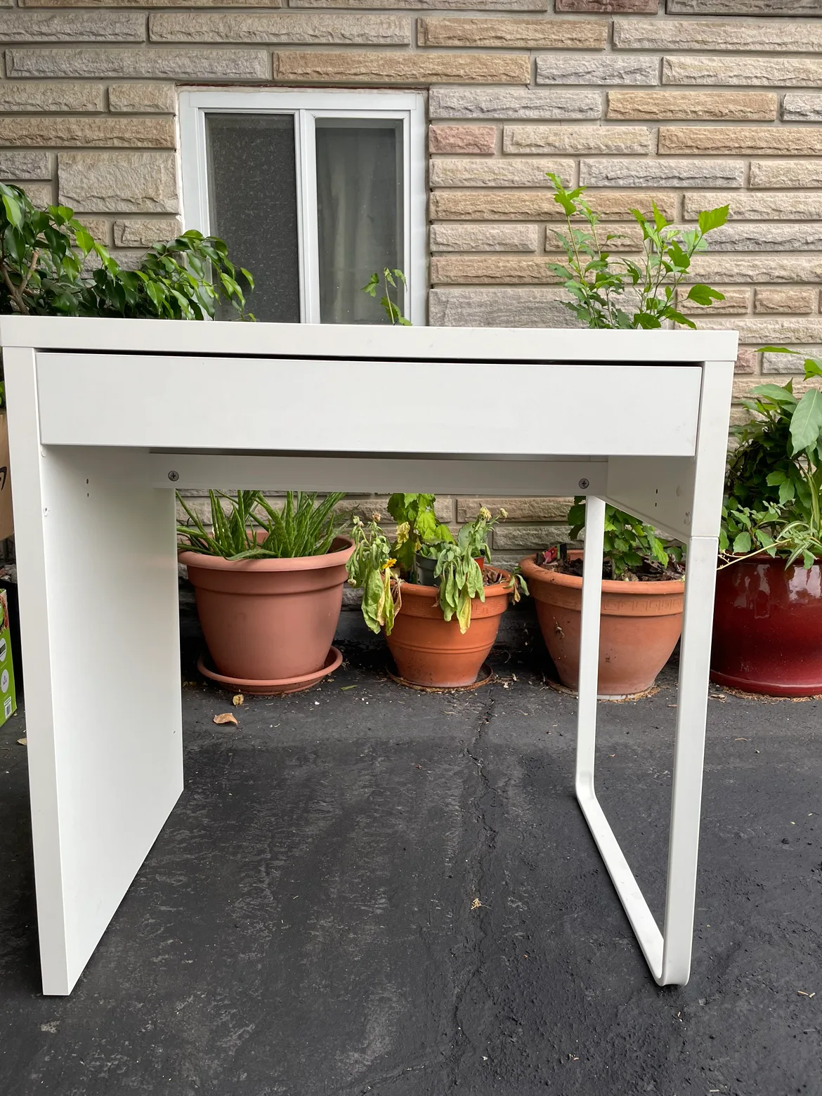 Ikea White Desk with Drawer image indicator(3)