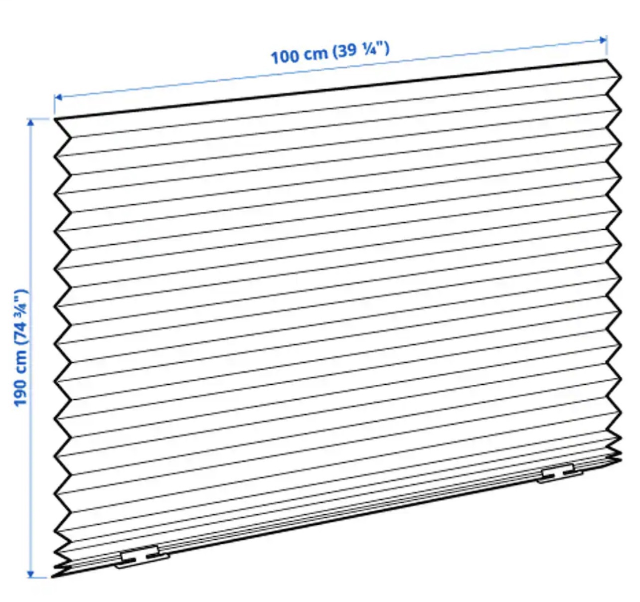 Blackout Pleated Blind - photo 3