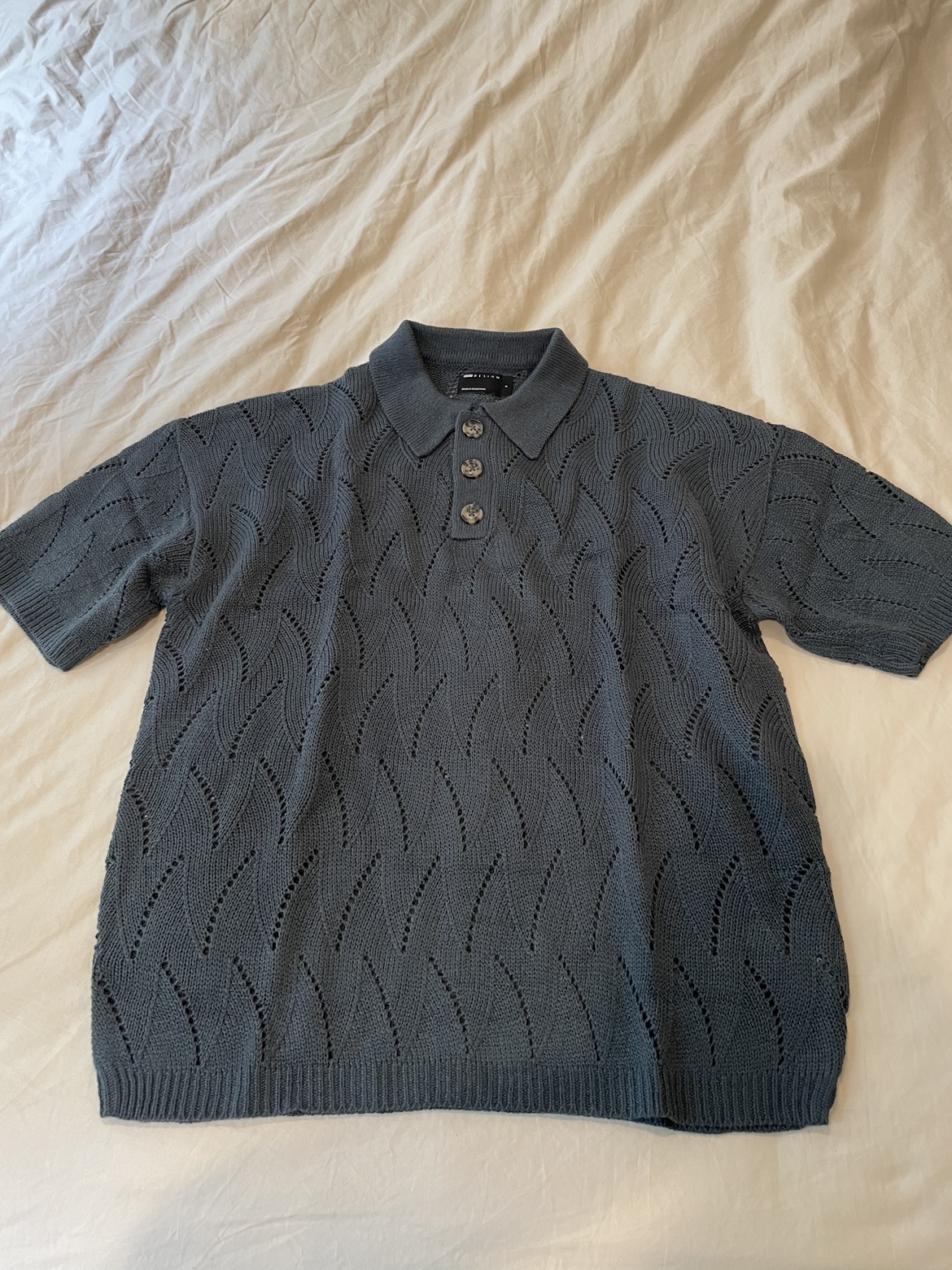 ASOS Design Short Sleeves Knitted Polo Shirt