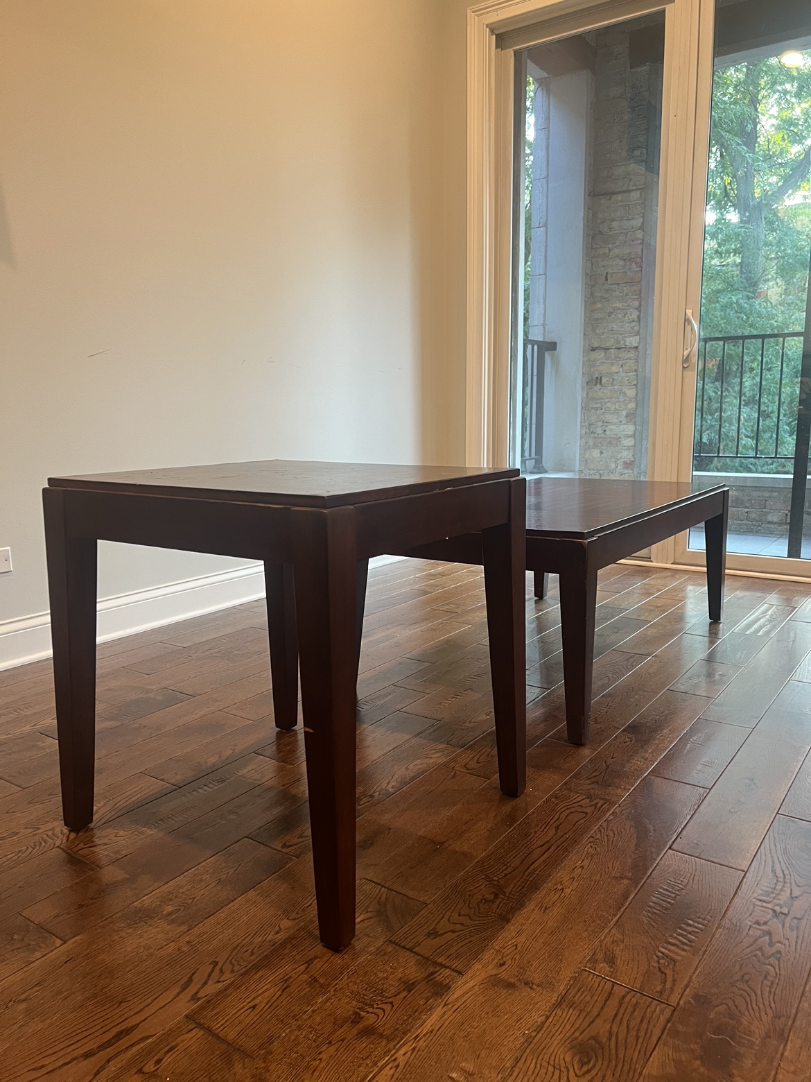 Set of 2 Wood Coffee Tables - photo 2