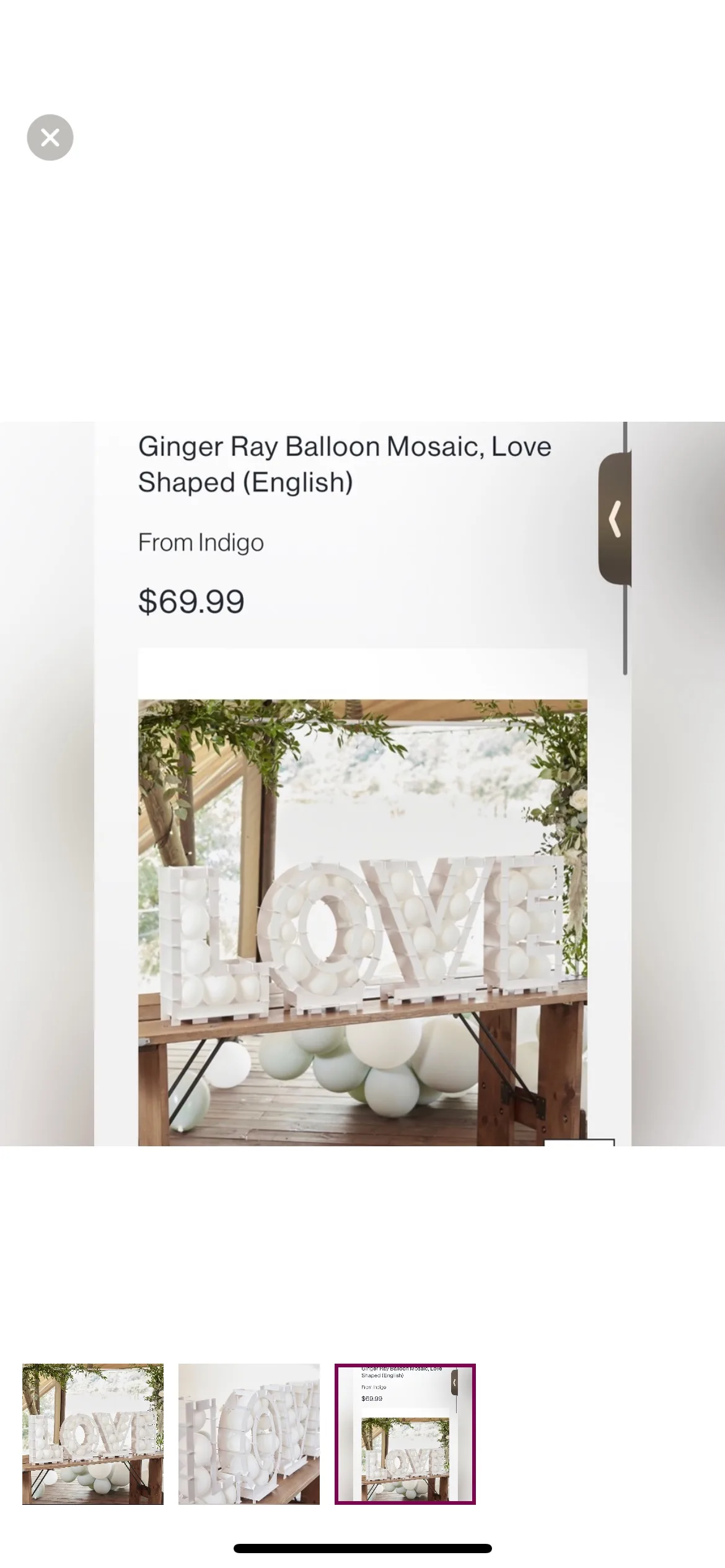 Balloon Mosaic, Love Shaped , new in box image indicator(3)