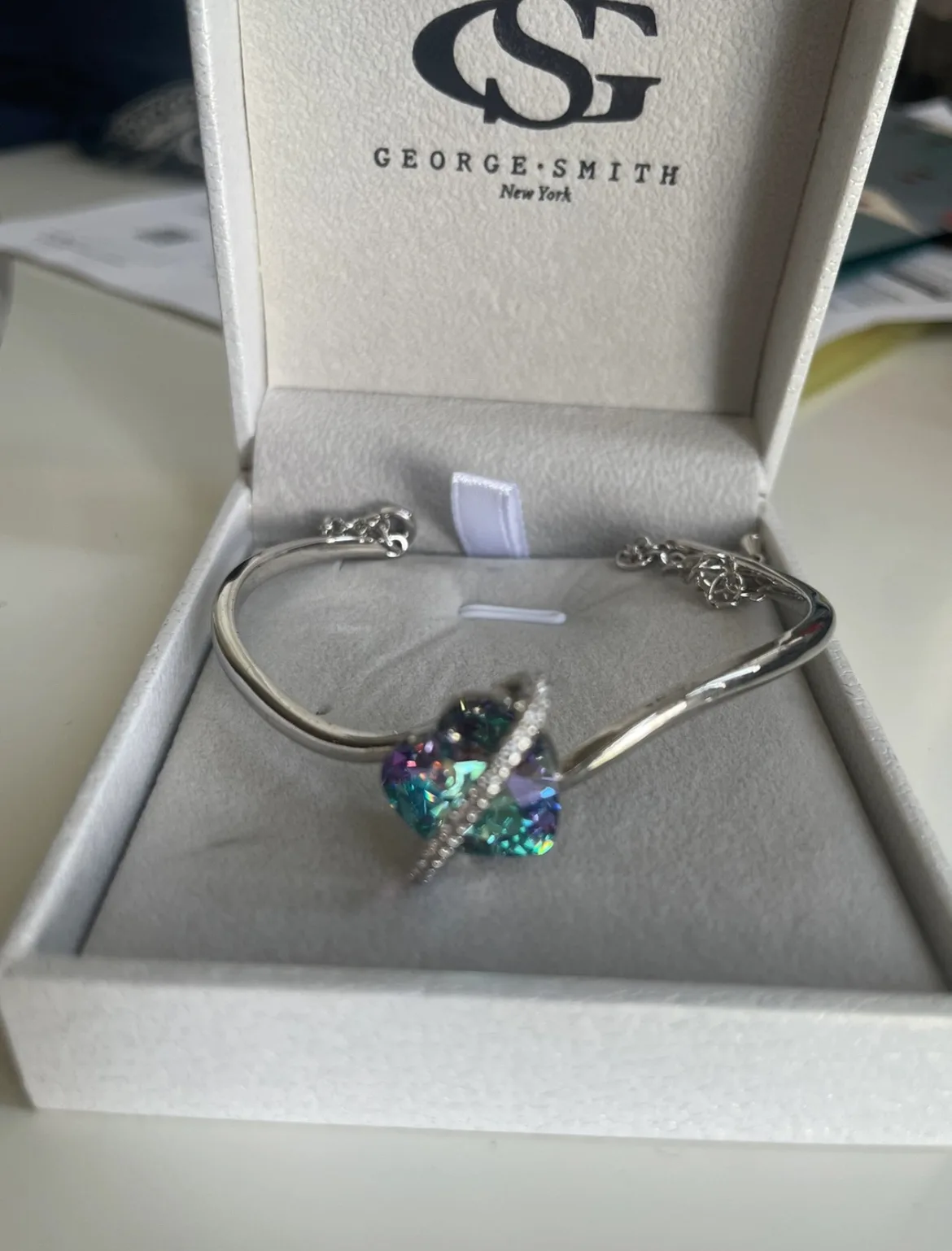 Crystal Silver Bracelet image indicator(3)