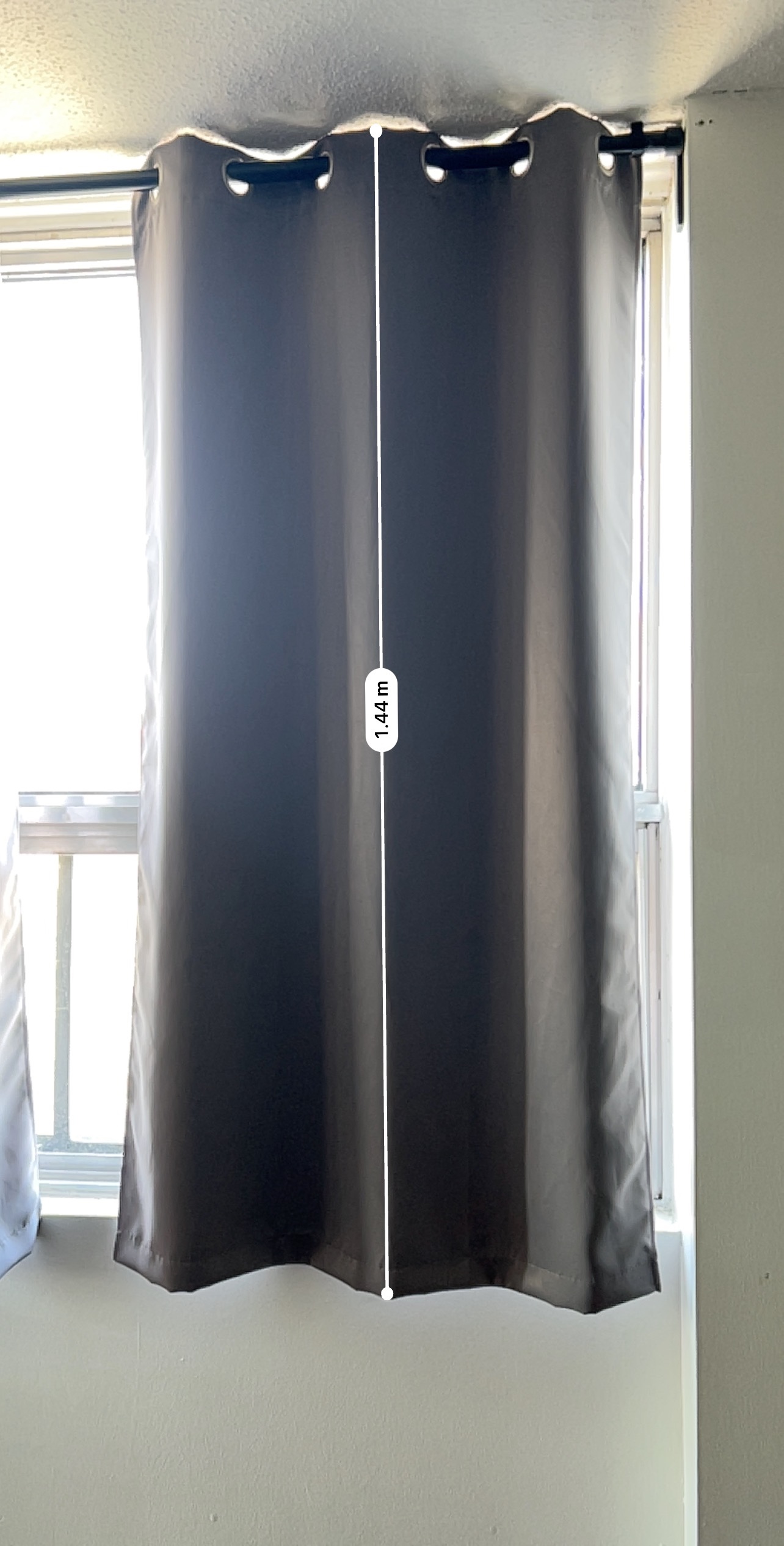 Grey Blackout Curtains (Pair) - photo 3