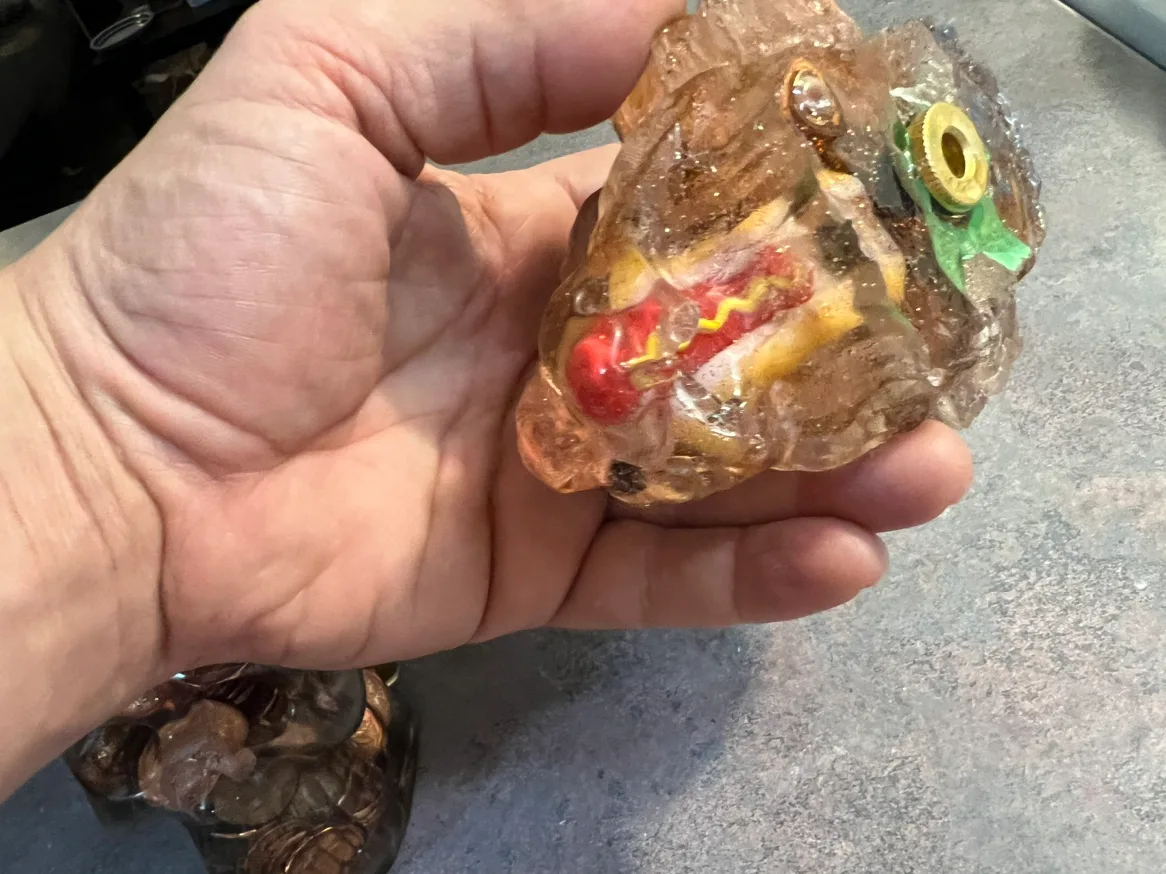 Resin Skull and Hot Dog image indicator(4)