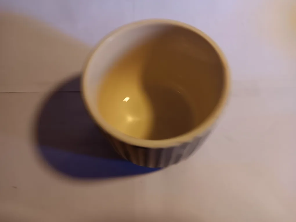 Black and White Striped Planter #freecycle image indicator(2)