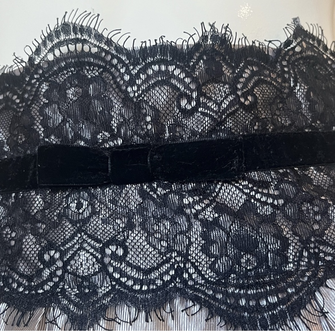 Lipsy Black & Silver Mini 🫧 Skirt XXS -XS - photo 5