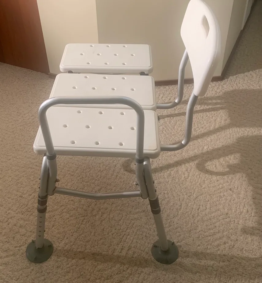 Shower Bench with Backrest image indicator(2)