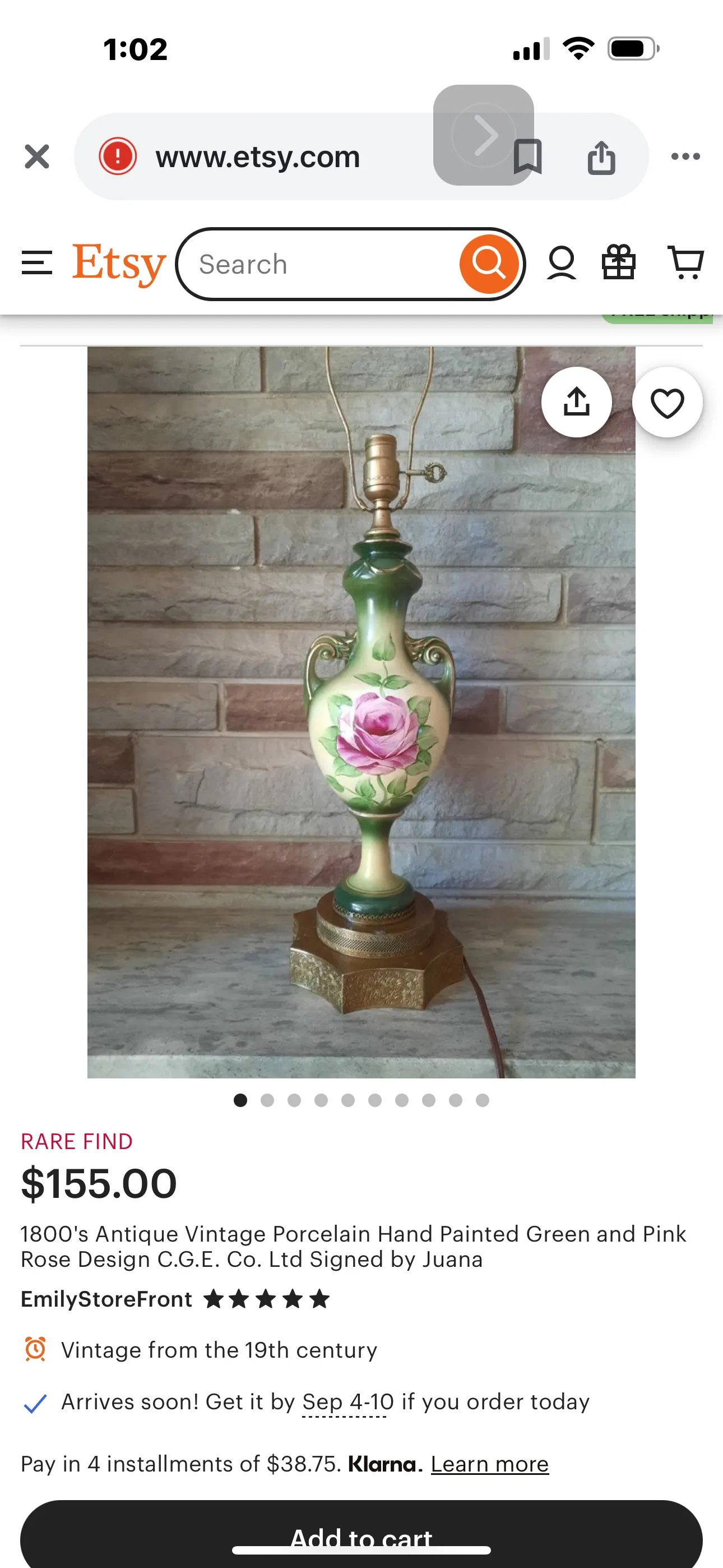 Dulak Floral Table Lamp image indicator(8)