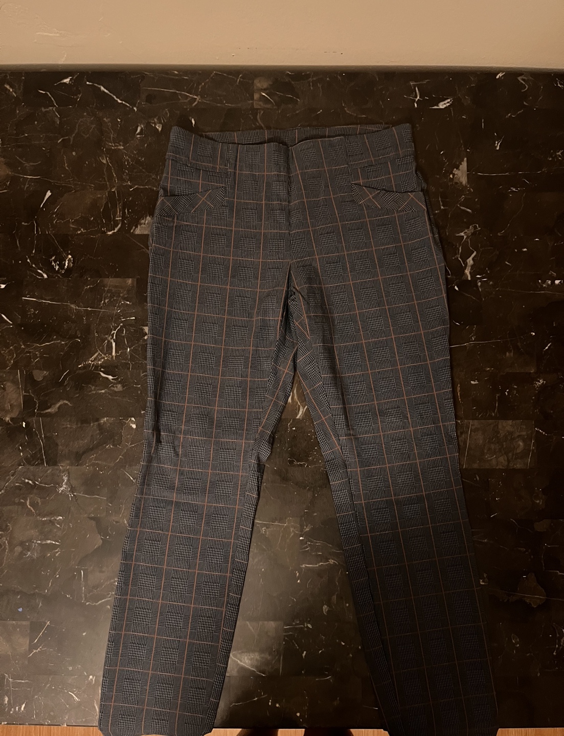 Plaid Office Pants