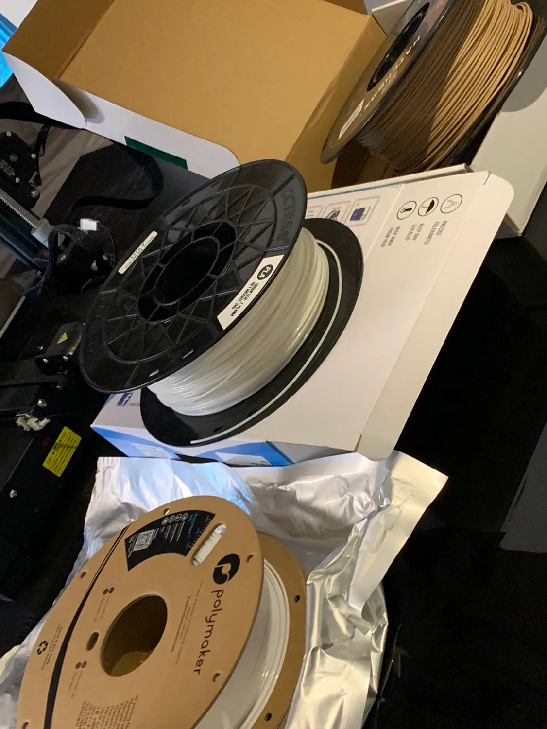 Elegoo Neptune 3 Pro (assembled) with 4 filament spools image indicator(2)