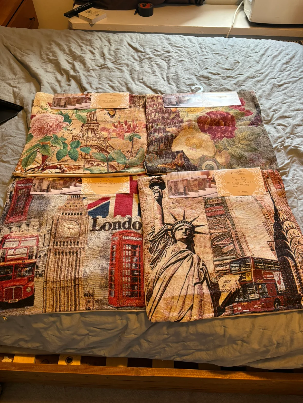 Set of 4 Tapestry Cushion Covers thumbnail