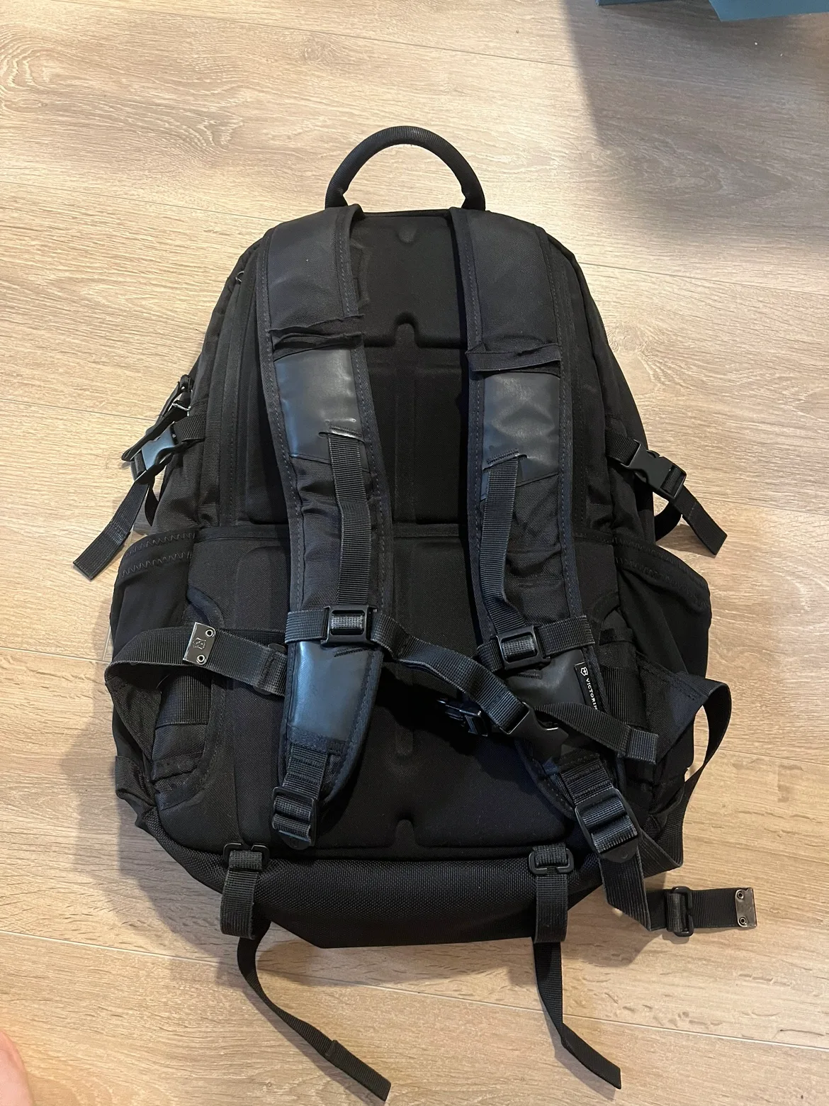 Black backpack w/ rip #freecycle image indicator(2)