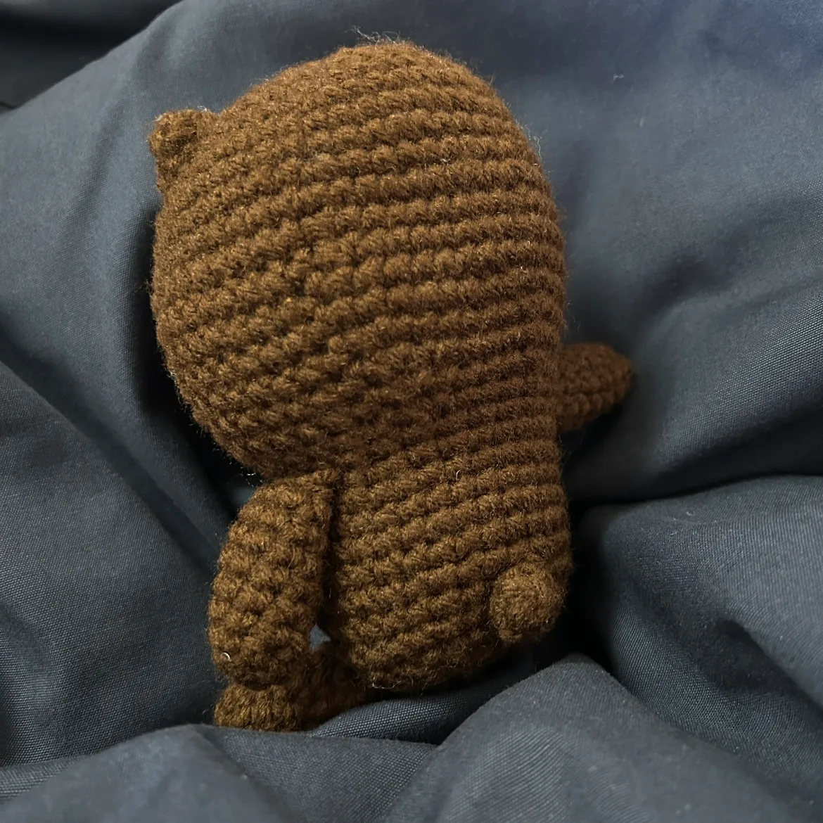 Handmade Crocheted Brown Bear Plush Toy from LINE image indicator(2)