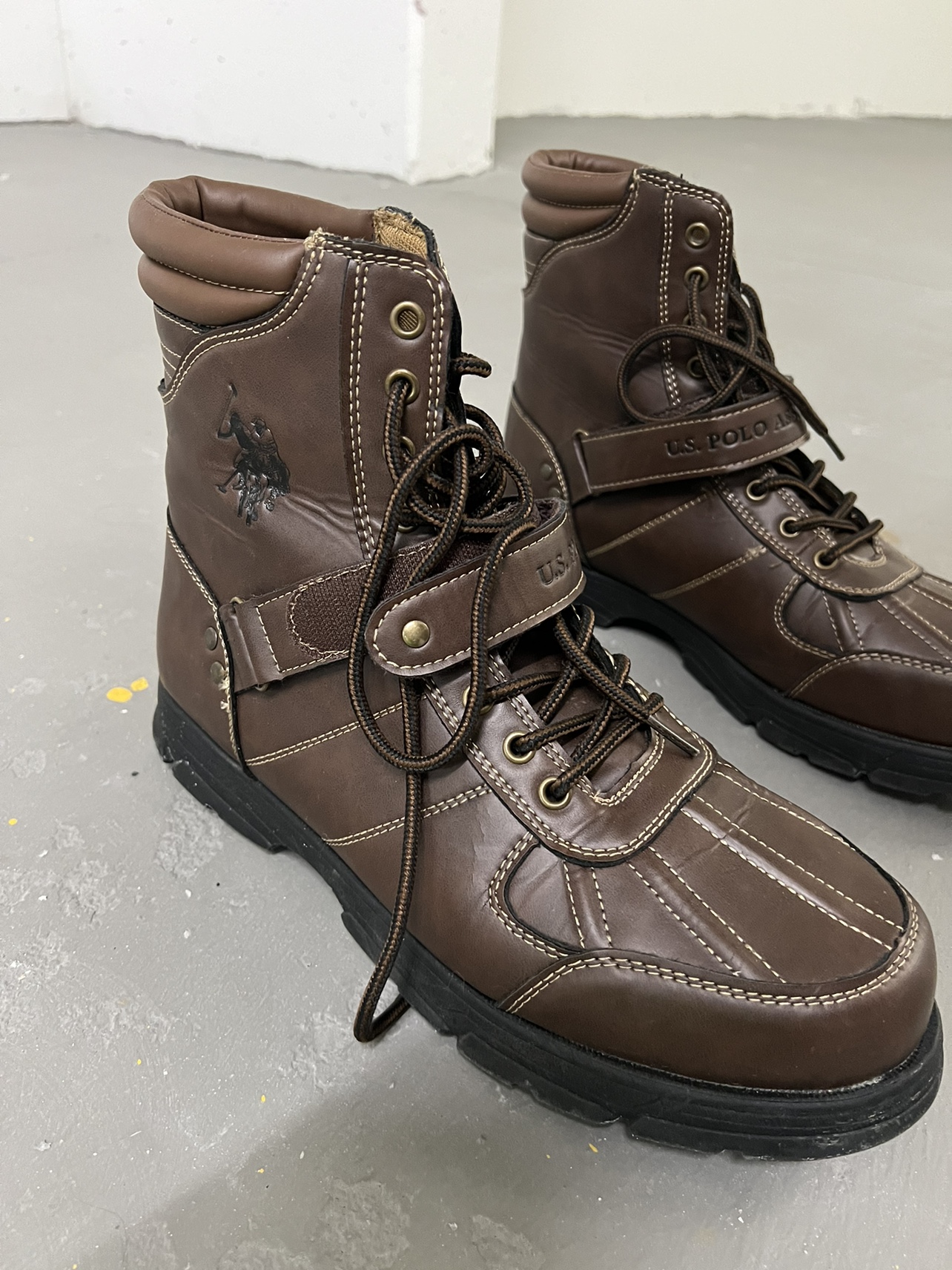 US Polo Assn. Brown Boots - Shoes