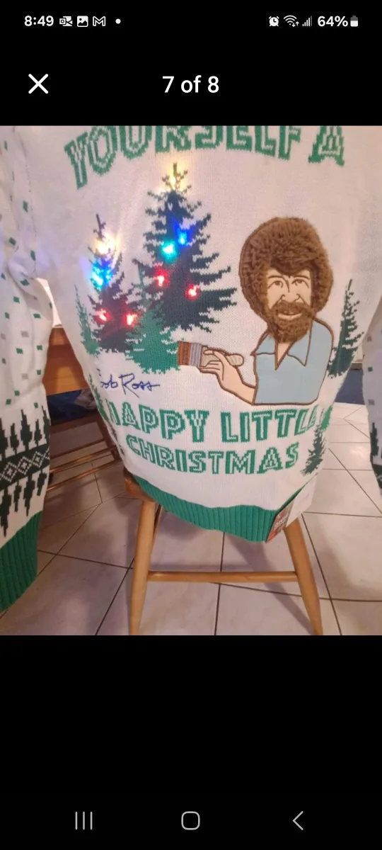 Bob Ross light up sweater image indicator(2)