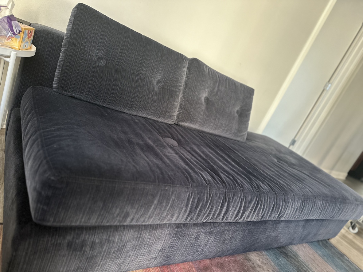 Navy Blue Sofa - photo 3