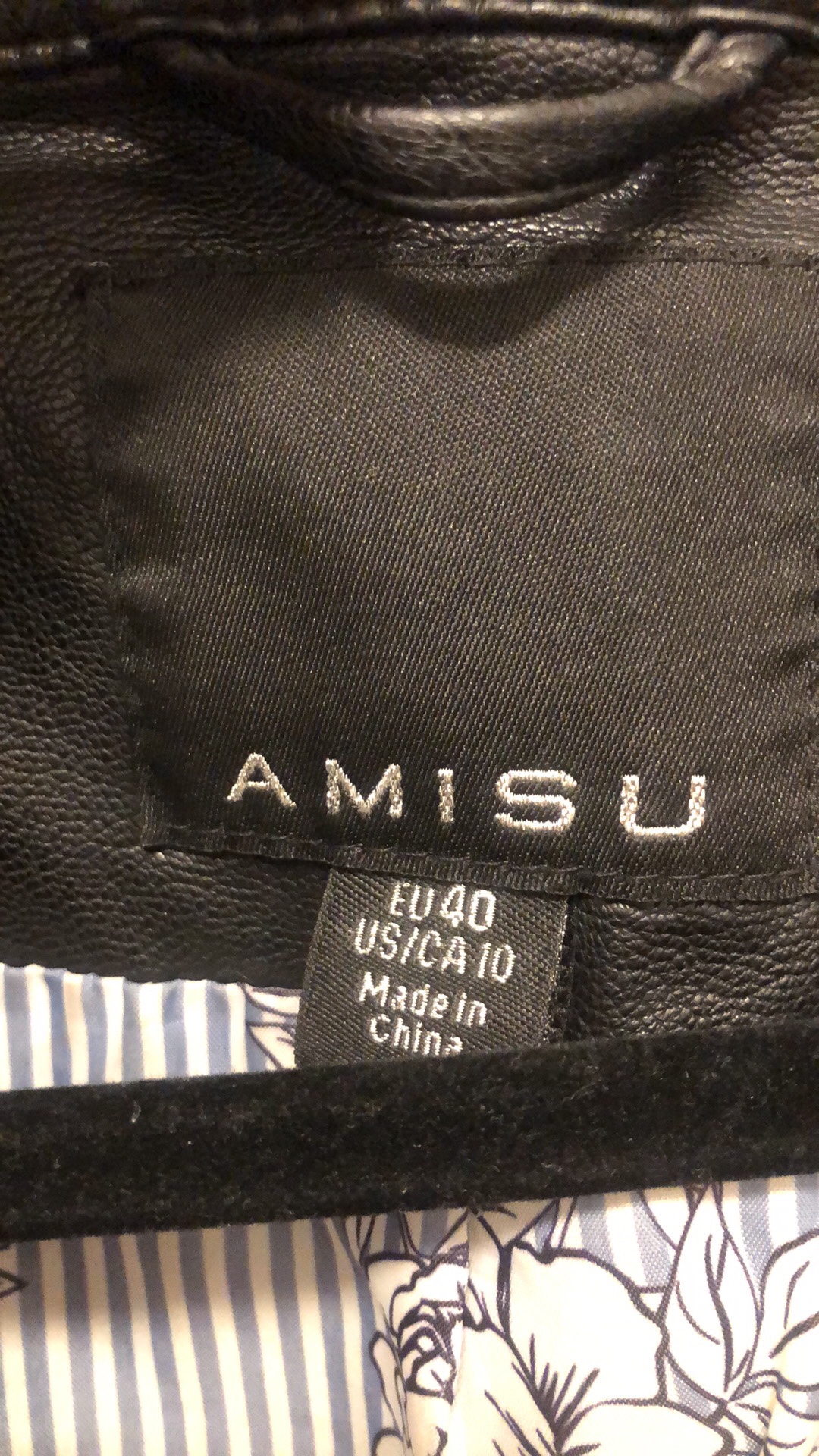 Faux leather jacket - photo 5