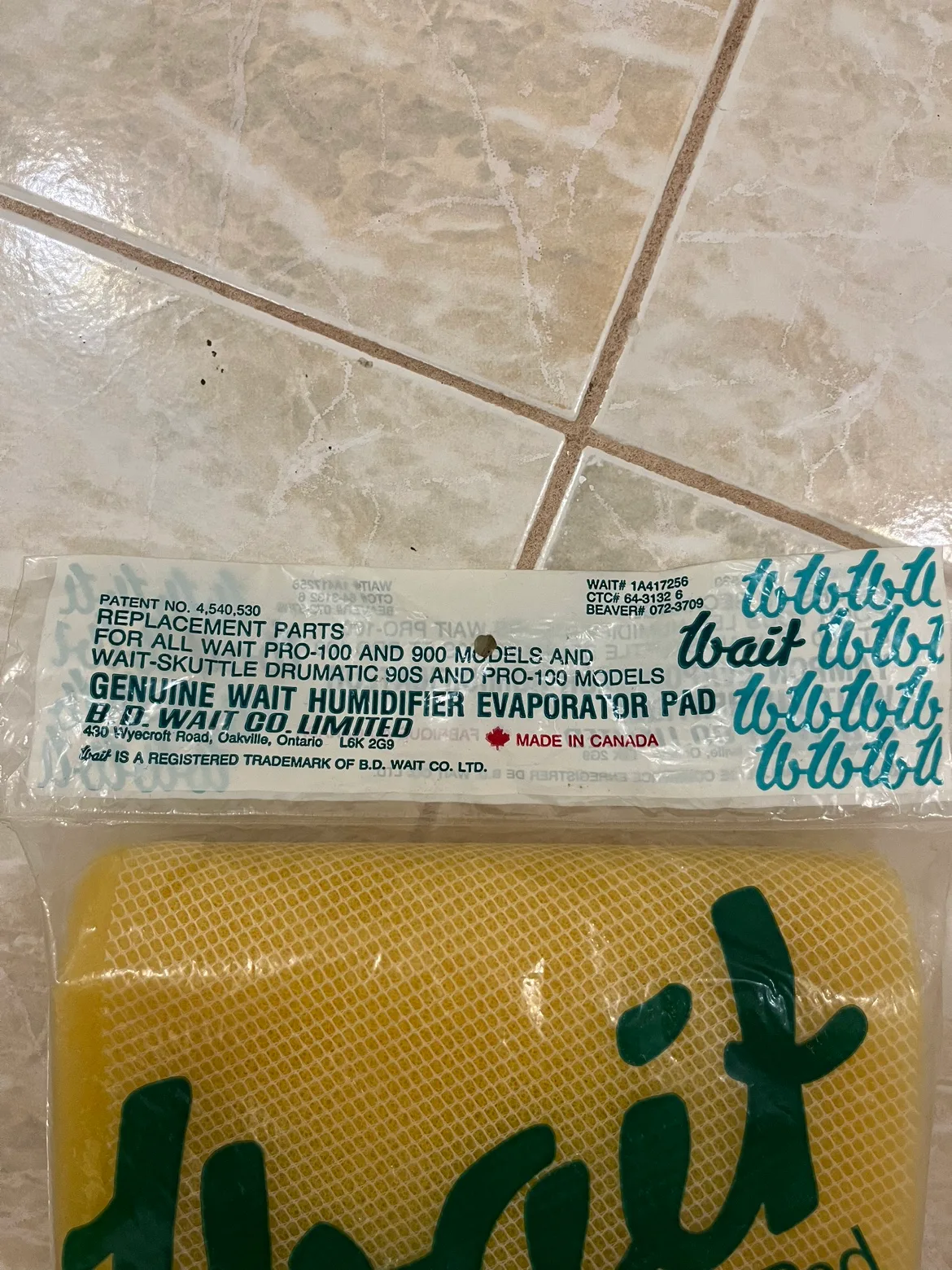 Wait Humidifier Evaporator Pad #freecycle image indicator(2)