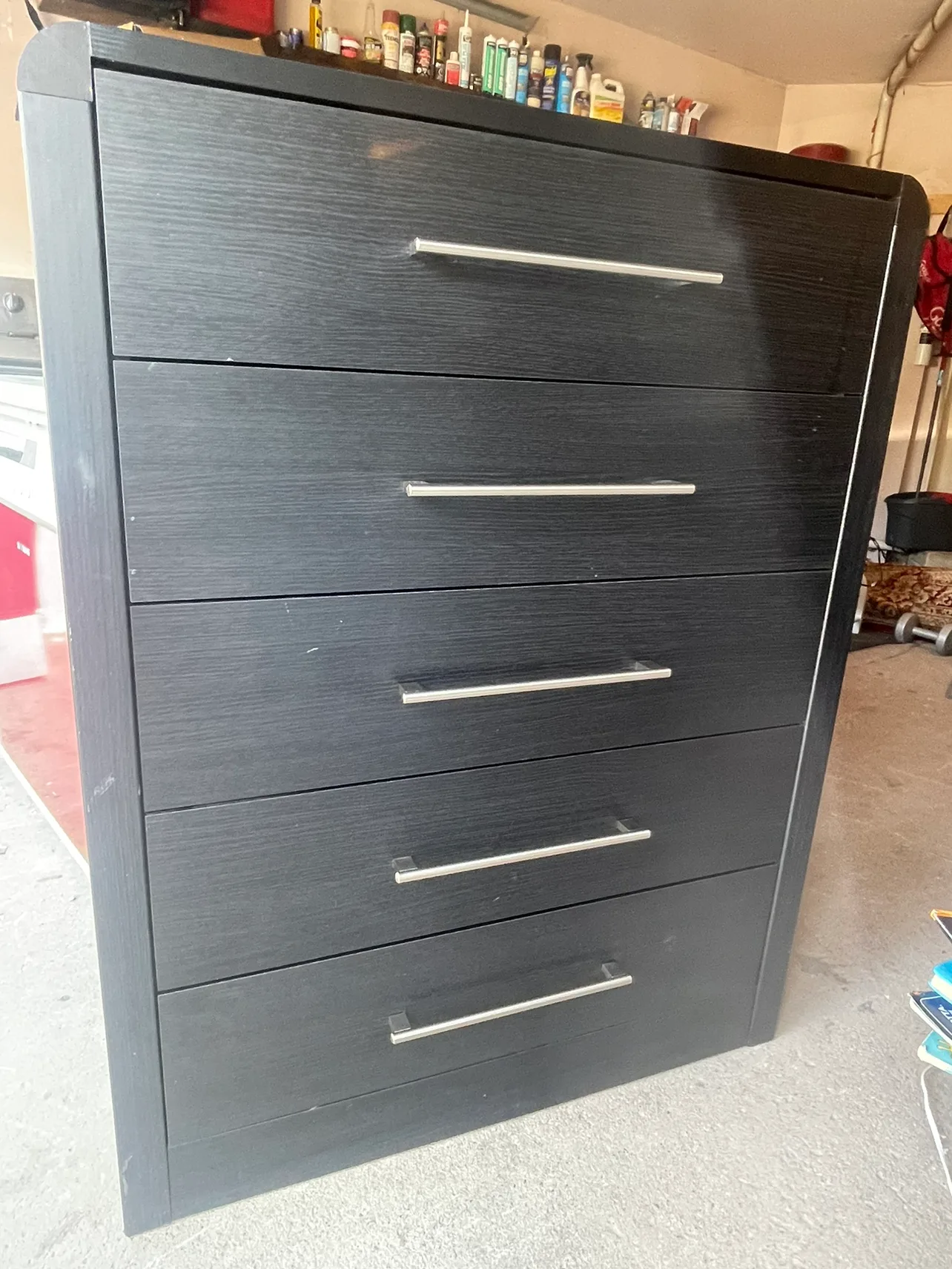 Black 5-Drawer Dresser thumbnail
