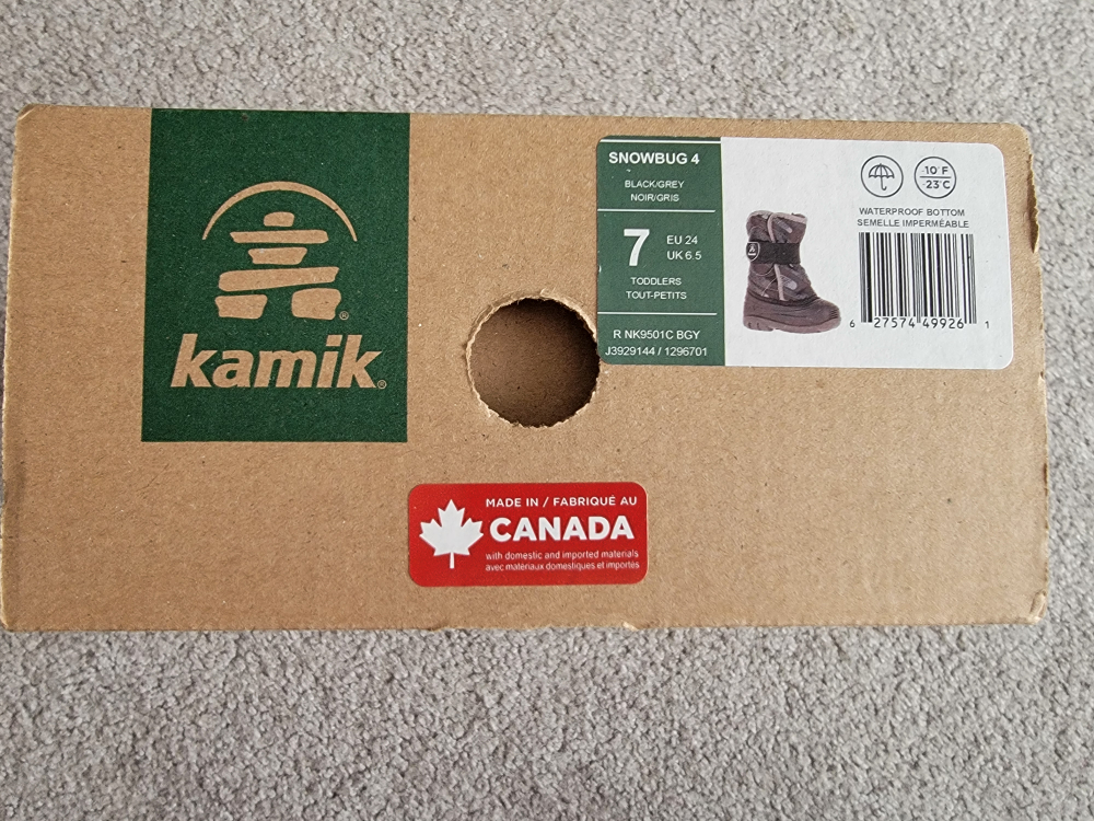 7T   Kamik Snowbug4 Toddler Winter Boots - photo 2