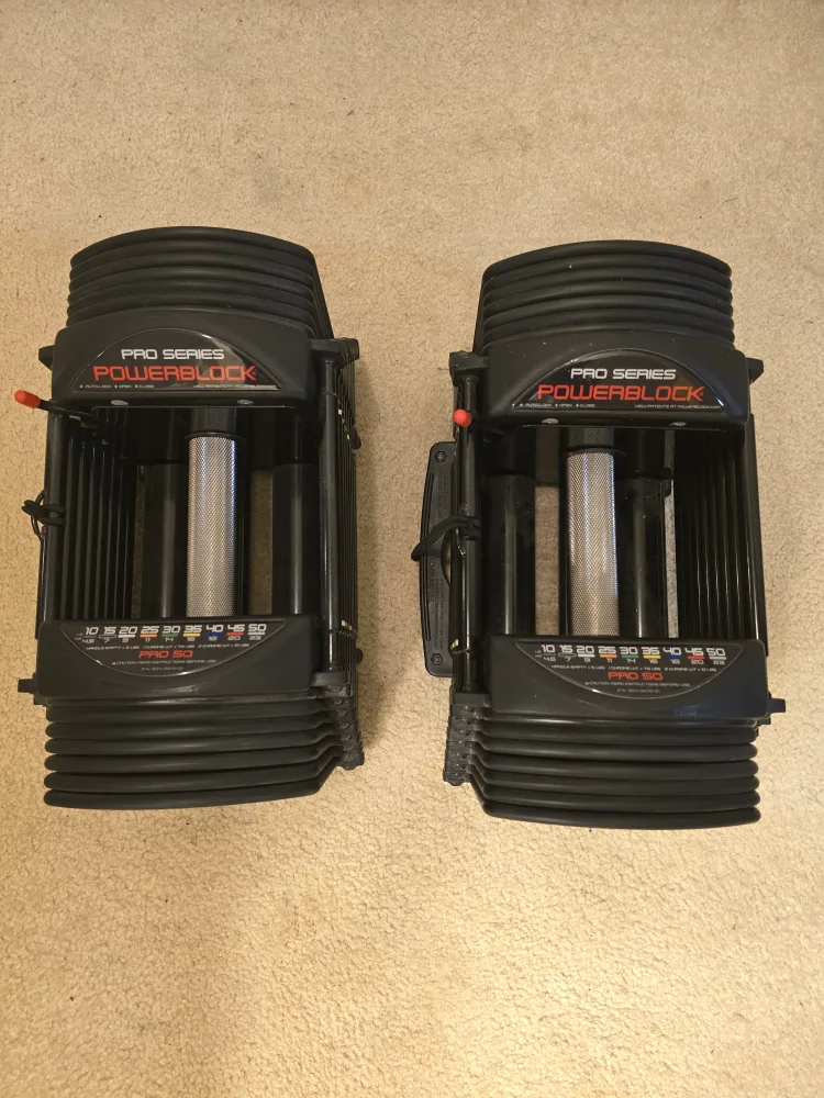 Powerblock Pro 50 Adjustable Dumbbells thumbnail