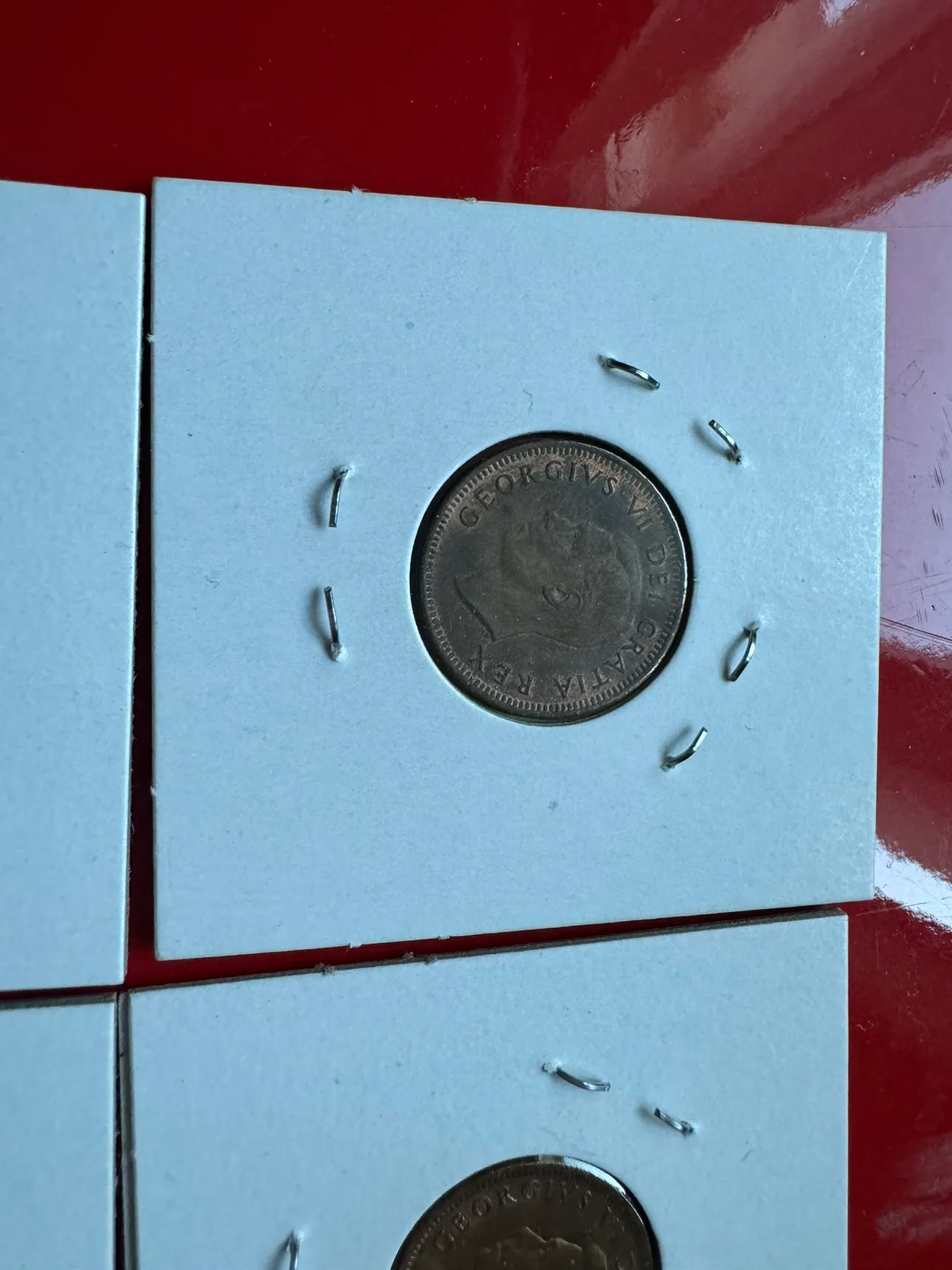 4 Canada 1947 x2, 1950, 1951 cents King George VI image indicator(3)