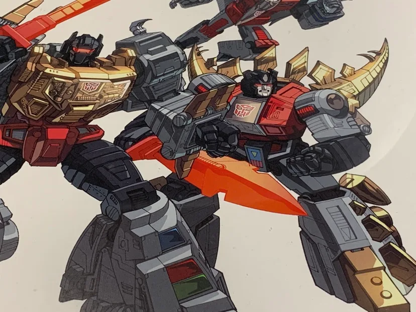 One framed 11x17 Dinobots Transformers Print. image indicator(4)