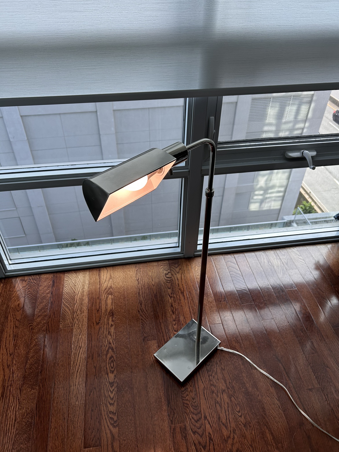 MCM Chrome Floor Lamp
