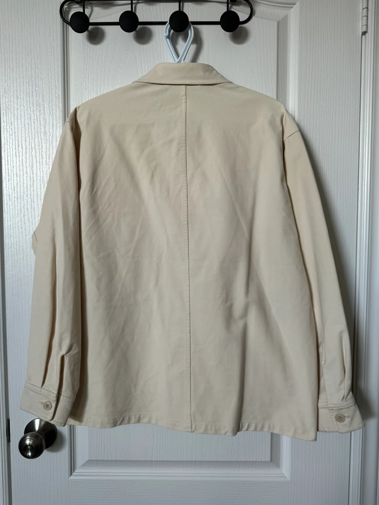 Uniqlo Ivory Long Sleeve Button Up Shirt - Men’s image indicator(2)