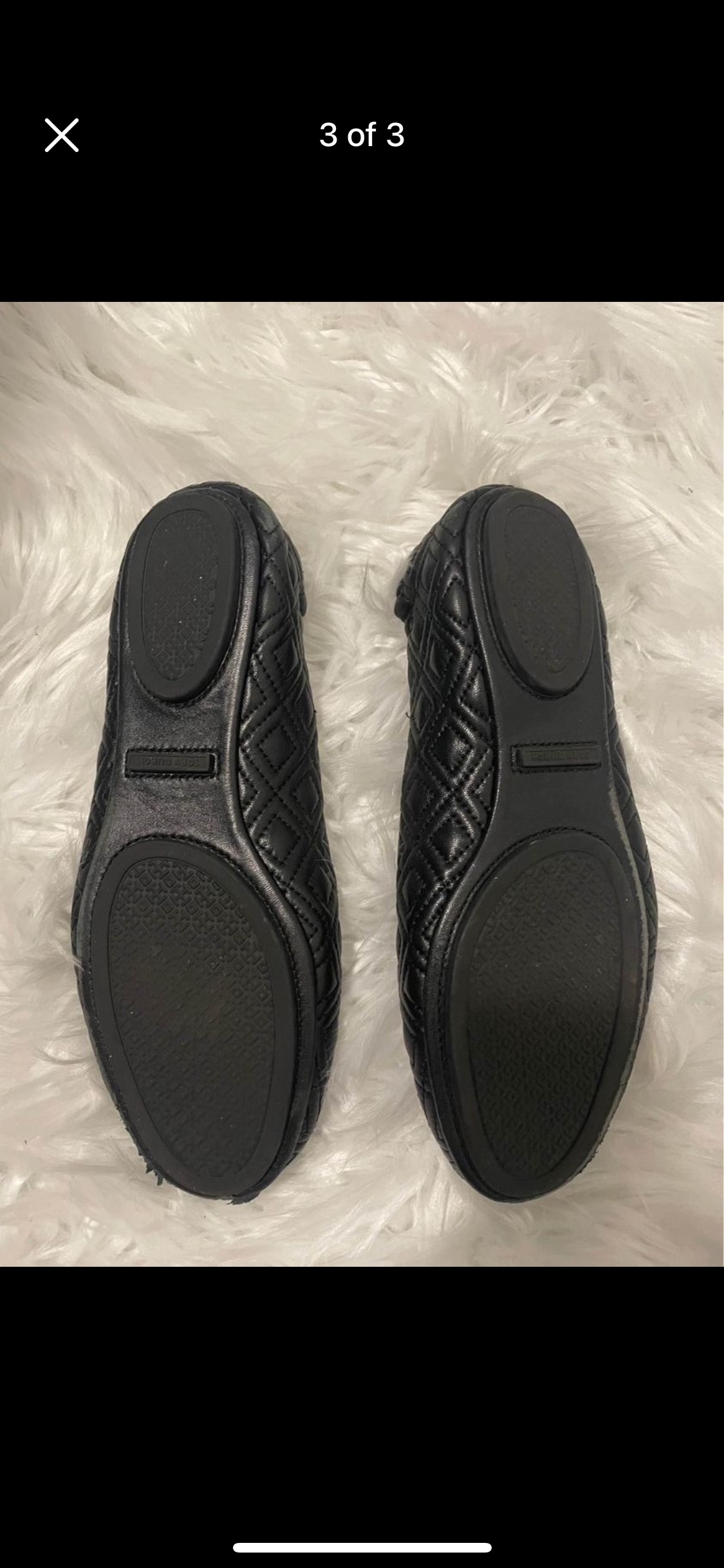 Tory Burch black leather flats 7.5 - photo 3