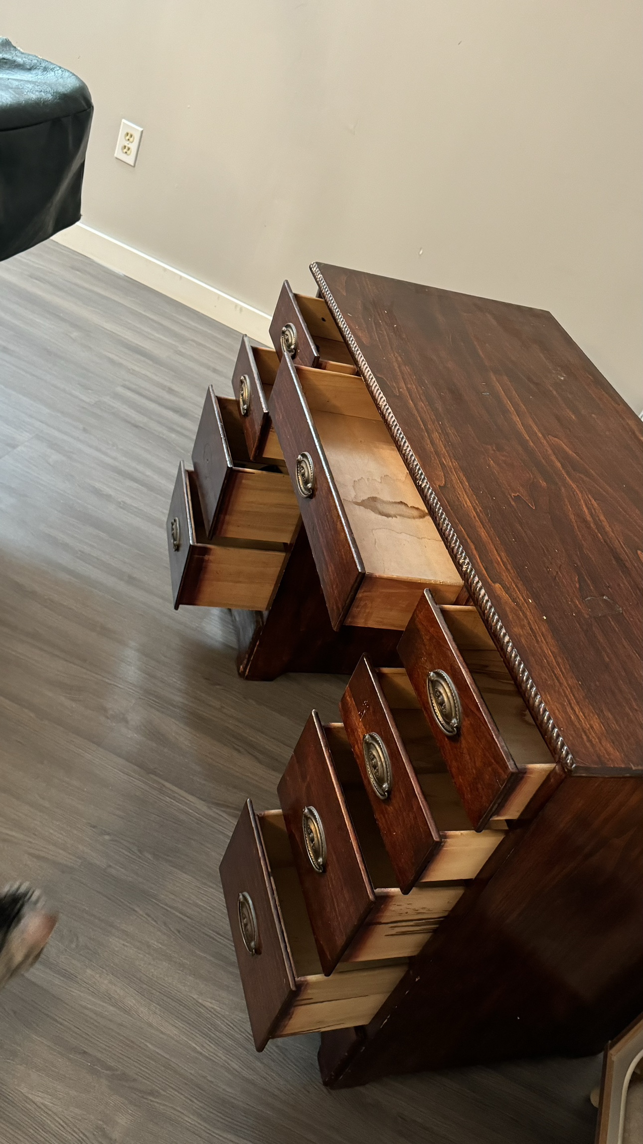 Antique Wooden Desk - photo 4