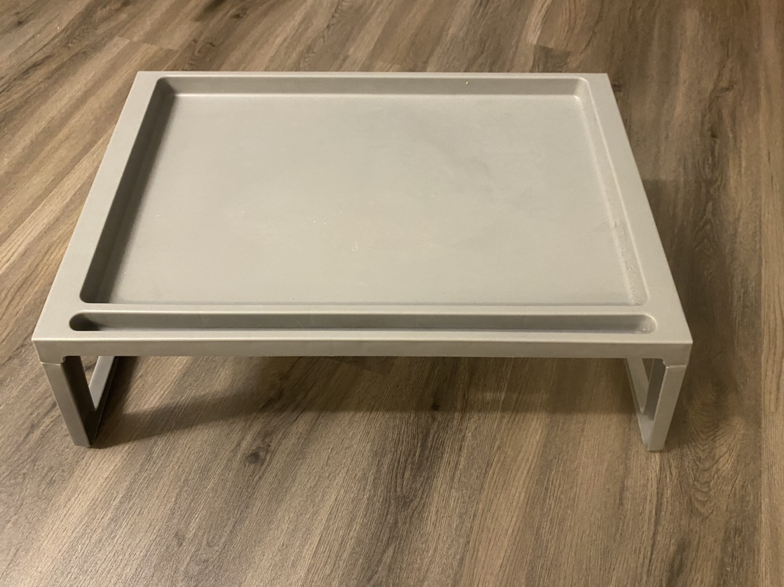 Grey Foldable Laptop Stand