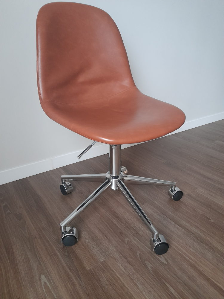 Brown Leather Office Chair