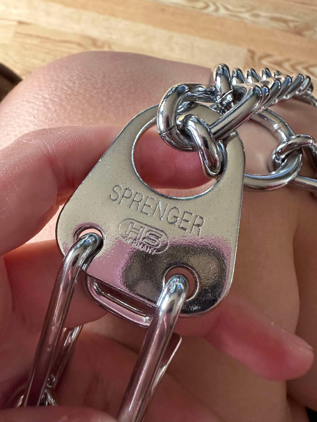 Sprenger Chrome Plated Dog Chain Collar - photo 3