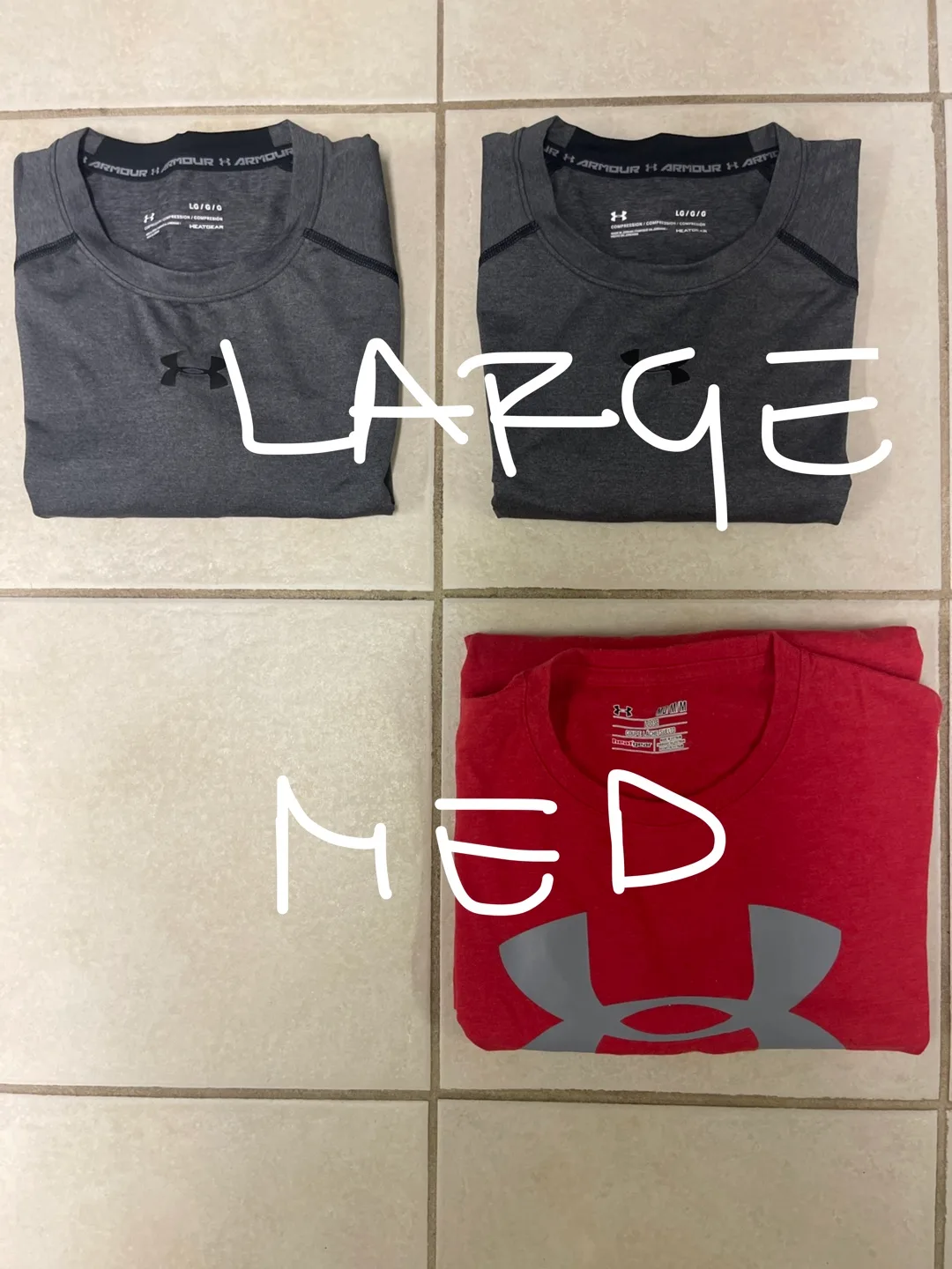 6 Long Sleeve Shirts - Size med and Large boys image indicator(3)