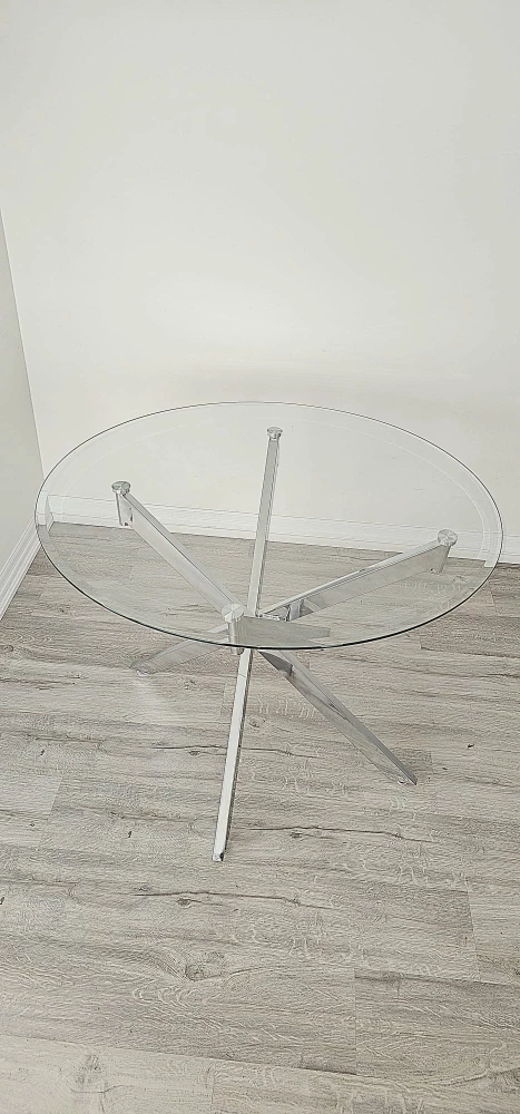Glass Dining Table and 4 Chairs - photo 4