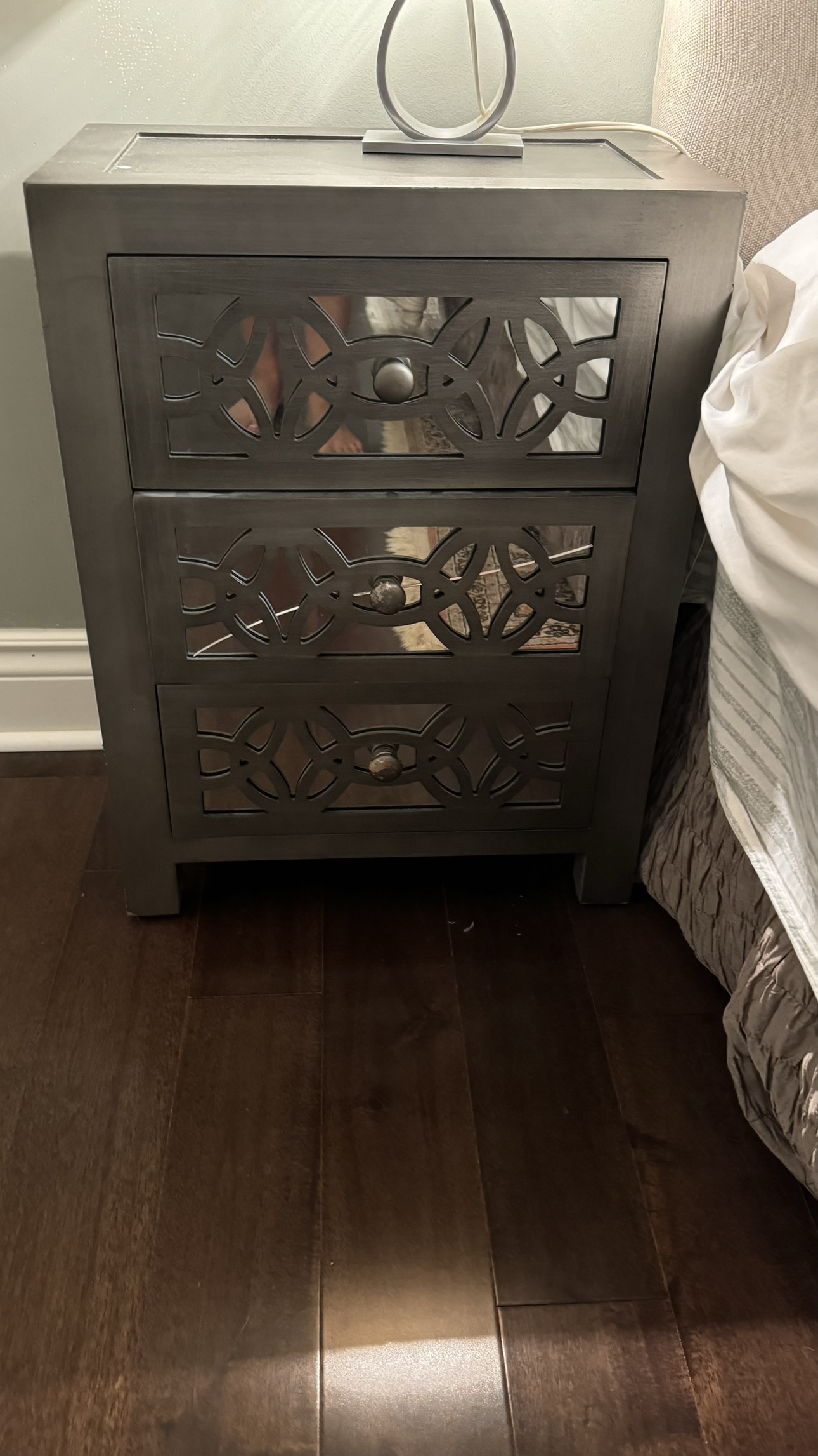 Three Drawer Nightstand - photo 2