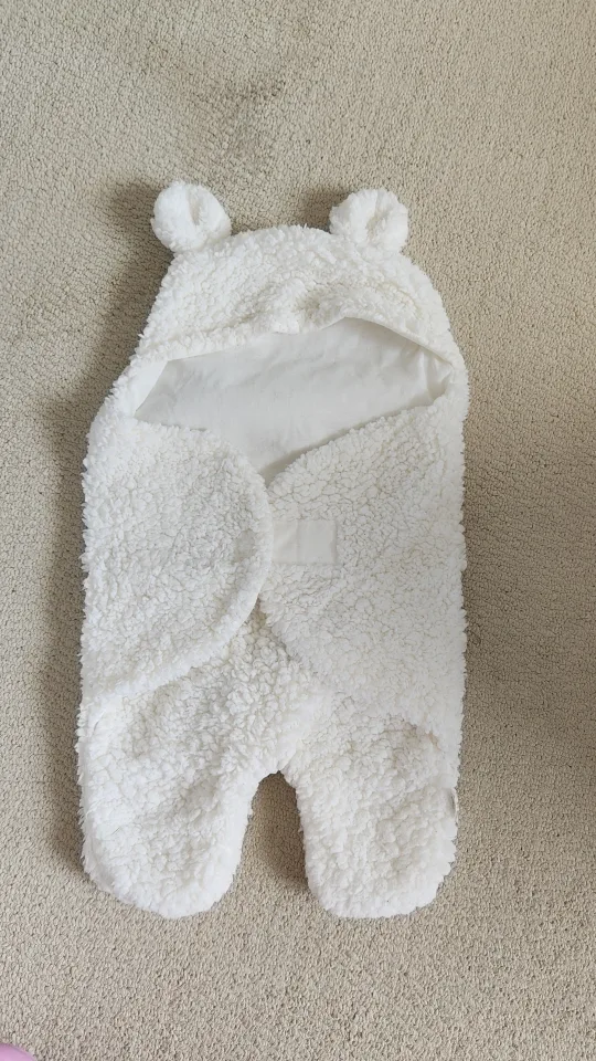 White Baby Swaddle thumbnail