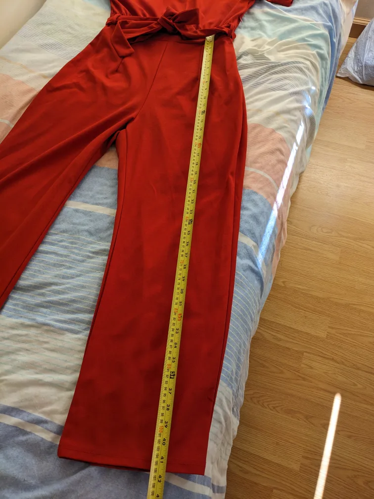 Wide Leg Red Jumpsuit image indicator(5)